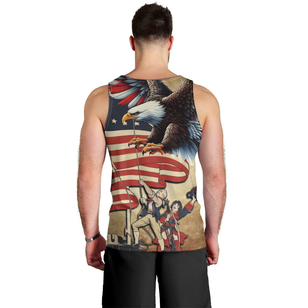 United States Flag Day Eagle 1777 Men Tank Top Patriotic American Flag