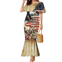 United States Flag Day Eagle 1777 Mermaid Dress Patriotic American Flag