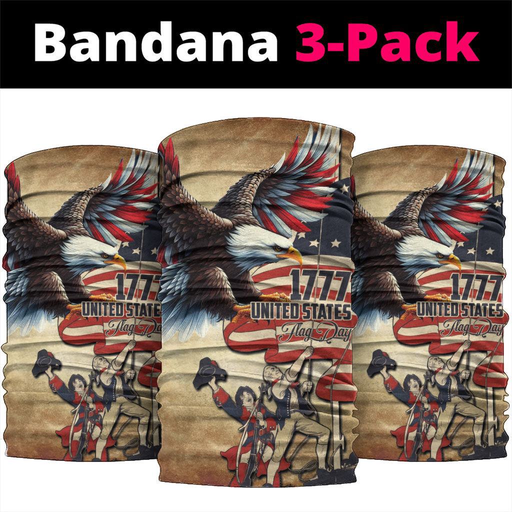 United States Flag Day Eagle 1777 Neck Gaiter Patriotic American Flag