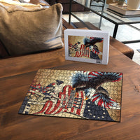United States Flag Day Eagle 1777 Puzzle Patriotic American Flag