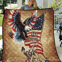 United States Flag Day Eagle 1777 Quilt Patriotic American Flag
