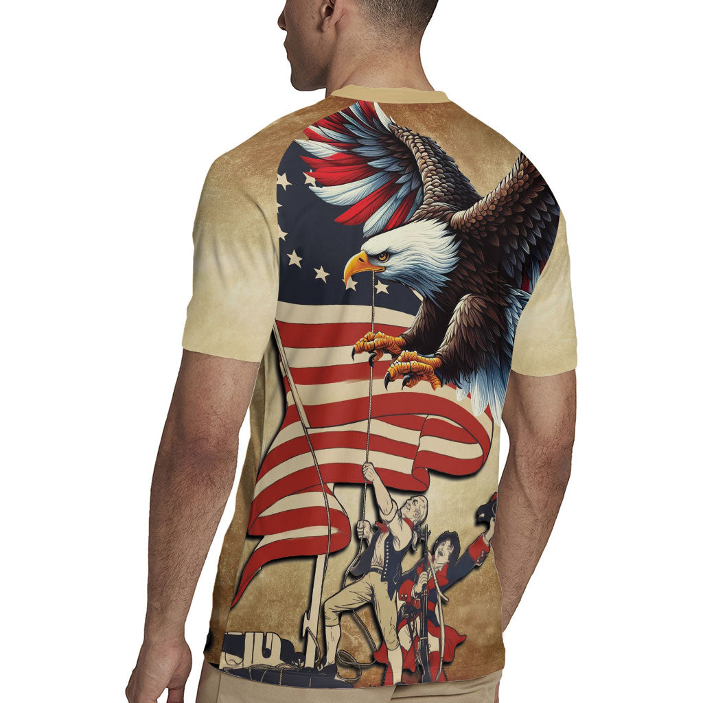 United States Flag Day Eagle 1777 Rugby Jersey Patriotic American Flag