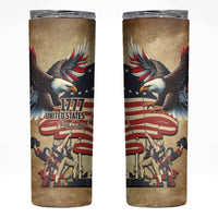 United States Flag Day Eagle 1777 Skinny Tumbler Patriotic American Flag