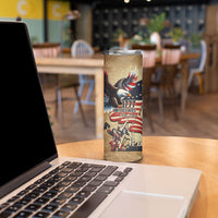 United States Flag Day Eagle 1777 Skinny Tumbler Patriotic American Flag