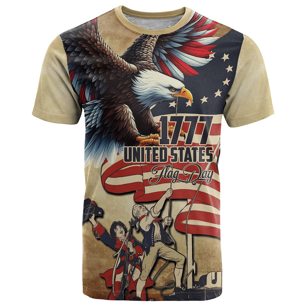 United States Flag Day Eagle 1777 T Shirt Patriotic American Flag