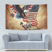 United States Flag Day Eagle 1777 Tapestry Patriotic American Flag