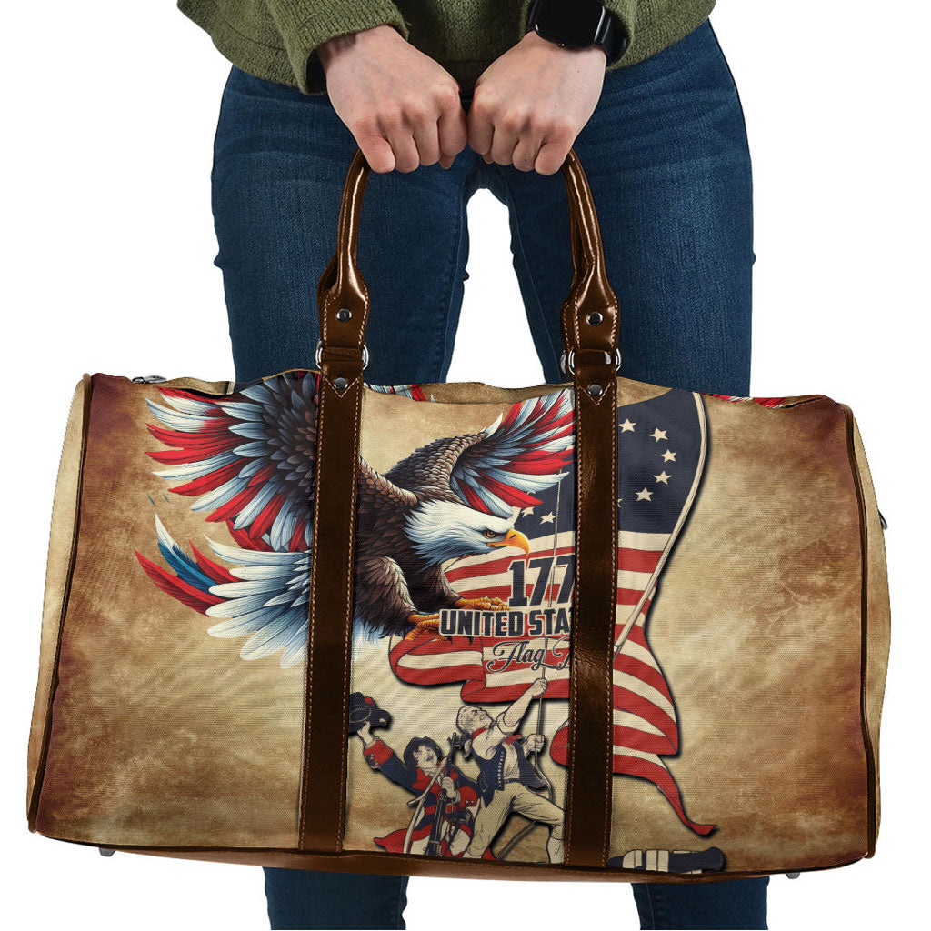 United States Flag Day Eagle 1777 Travel Bag Patriotic American Flag