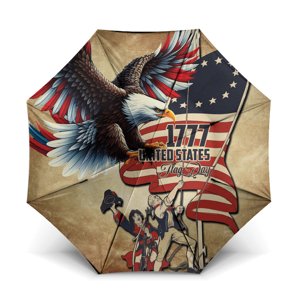 United States Flag Day Eagle 1777 Umbrella Patriotic American Flag
