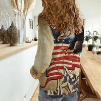 United States Flag Day Eagle 1777 Women Casual Shirt Patriotic American Flag