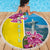 Brazil Cattleya Labiata Beach Blanket Christ The Redeemer And Flag Color Style - Wonder Print Shop
