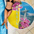 Brazil Cattleya Labiata Beach Blanket Christ The Redeemer And Flag Color Style - Wonder Print Shop