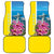 Brazil Cattleya Labiata Car Mats Christ The Redeemer And Flag Color Style - Wonder Print Shop
