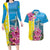 Brazil Cattleya Labiata Couples Matching Long Sleeve Bodycon Dress and Hawaiian Shirt Christ The Redeemer And Flag Color Style - Wonder Print Shop