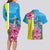 Brazil Cattleya Labiata Couples Matching Long Sleeve Bodycon Dress and Hawaiian Shirt Christ The Redeemer And Flag Color Style - Wonder Print Shop
