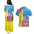 Brazil Cattleya Labiata Couples Matching Puletasi and Hawaiian Shirt Christ The Redeemer And Flag Color Style - Wonder Print Shop