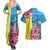 Brazil Cattleya Labiata Couples Matching Summer Maxi Dress and Hawaiian Shirt Christ The Redeemer And Flag Color Style - Wonder Print Shop