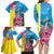 Brazil Cattleya Labiata Family Matching Long Sleeve Bodycon Dress and Hawaiian Shirt Christ The Redeemer And Flag Color Style - Wonder Print Shop