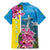 Brazil Cattleya Labiata Family Matching Mermaid Dress and Hawaiian Shirt Christ The Redeemer And Flag Color Style - Wonder Print Shop