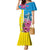 Brazil Cattleya Labiata Family Matching Mermaid Dress and Hawaiian Shirt Christ The Redeemer And Flag Color Style - Wonder Print Shop