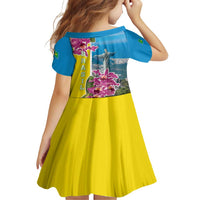 Brazil Cattleya Labiata Family Matching Off Shoulder Maxi Dress and Hawaiian Shirt Christ The Redeemer And Flag Color Style - Wonder Print Shop
