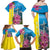 Brazil Cattleya Labiata Family Matching Off Shoulder Maxi Dress and Hawaiian Shirt Christ The Redeemer And Flag Color Style - Wonder Print Shop