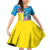 Brazil Cattleya Labiata Family Matching Off Shoulder Short Dress and Hawaiian Shirt Christ The Redeemer And Flag Color Style - Wonder Print Shop