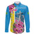 Brazil Cattleya Labiata Family Matching Off Shoulder Short Dress and Hawaiian Shirt Christ The Redeemer And Flag Color Style - Wonder Print Shop