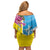 Brazil Cattleya Labiata Family Matching Off Shoulder Short Dress and Hawaiian Shirt Christ The Redeemer And Flag Color Style - Wonder Print Shop