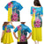 Brazil Cattleya Labiata Family Matching Puletasi and Hawaiian Shirt Christ The Redeemer And Flag Color Style - Wonder Print Shop