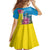 Brazil Cattleya Labiata Family Matching Short Sleeve Bodycon Dress and Hawaiian Shirt Christ The Redeemer And Flag Color Style - Wonder Print Shop