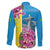 Brazil Cattleya Labiata Family Matching Short Sleeve Bodycon Dress and Hawaiian Shirt Christ The Redeemer And Flag Color Style - Wonder Print Shop