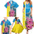Brazil Cattleya Labiata Family Matching Summer Maxi Dress and Hawaiian Shirt Christ The Redeemer And Flag Color Style - Wonder Print Shop