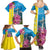 Brazil Cattleya Labiata Family Matching Summer Maxi Dress and Hawaiian Shirt Christ The Redeemer And Flag Color Style - Wonder Print Shop