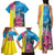 Brazil Cattleya Labiata Family Matching Tank Maxi Dress and Hawaiian Shirt Christ The Redeemer And Flag Color Style - Wonder Print Shop