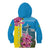 Brazil Cattleya Labiata Kid Hoodie Christ The Redeemer And Flag Color Style - Wonder Print Shop