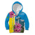 Brazil Cattleya Labiata Kid Hoodie Christ The Redeemer And Flag Color Style - Wonder Print Shop