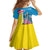 Brazil Cattleya Labiata Kid Short Sleeve Dress Christ The Redeemer And Flag Color Style - Wonder Print Shop