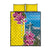 Brazil Cattleya Labiata Quilt Bed Set Christ The Redeemer And Flag Color Style - Wonder Print Shop