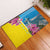 Brazil Cattleya Labiata Rubber Doormat Christ The Redeemer And Flag Color Style - Wonder Print Shop