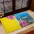 Brazil Cattleya Labiata Rubber Doormat Christ The Redeemer And Flag Color Style - Wonder Print Shop