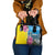 Brazil Cattleya Labiata Shoulder Handbag Christ The Redeemer And Flag Color Style