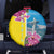 Brazil Cattleya Labiata Spare Tire Cover Christ The Redeemer And Flag Color Style - Wonder Print Shop