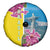Brazil Cattleya Labiata Spare Tire Cover Christ The Redeemer And Flag Color Style - Wonder Print Shop