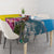 Brazil Cattleya Labiata Tablecloth Christ The Redeemer And Flag Color Style - Wonder Print Shop