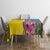 Brazil Cattleya Labiata Tablecloth Christ The Redeemer And Flag Color Style - Wonder Print Shop