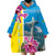 Brazil Cattleya Labiata Wearable Blanket Hoodie Christ The Redeemer And Flag Color Style - Wonder Print Shop