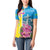 Brazil Cattleya Labiata Women Polo Shirt Christ The Redeemer And Flag Color Style - Wonder Print Shop