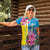 Brazil Cattleya Labiata Women Polo Shirt Christ The Redeemer And Flag Color Style - Wonder Print Shop
