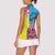 Brazil Cattleya Labiata Women Sleeveless Polo Shirt Christ The Redeemer And Flag Color Style - Wonder Print Shop