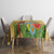 Costa Rica Independence Day Tablecloth Scarlet Macaw Parrot Tropical Flowers - Wonder Print Shop